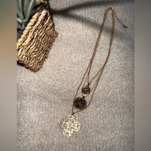 ♥️Final Price. Layered coin chain necklace